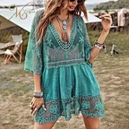 short lace beach dress
